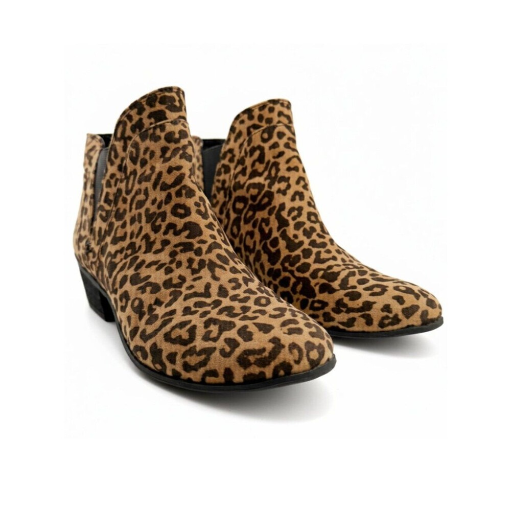 Circus by Sam Edelman Leopard Print Preston Mobwife Ankle Boots - Size 6